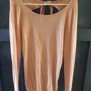 Womens halogen pink sparkle top